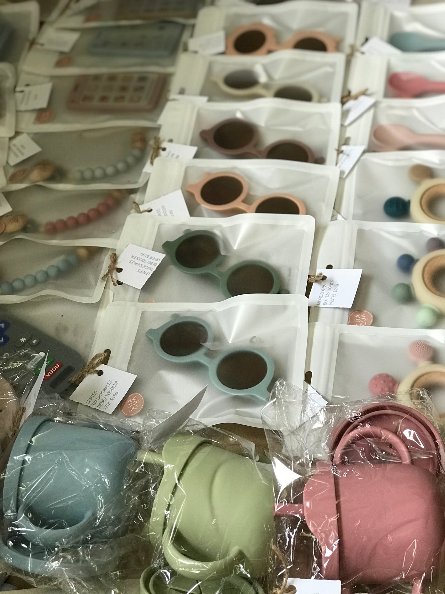 Bolsa tipo Ziploc blanca con frente transparente