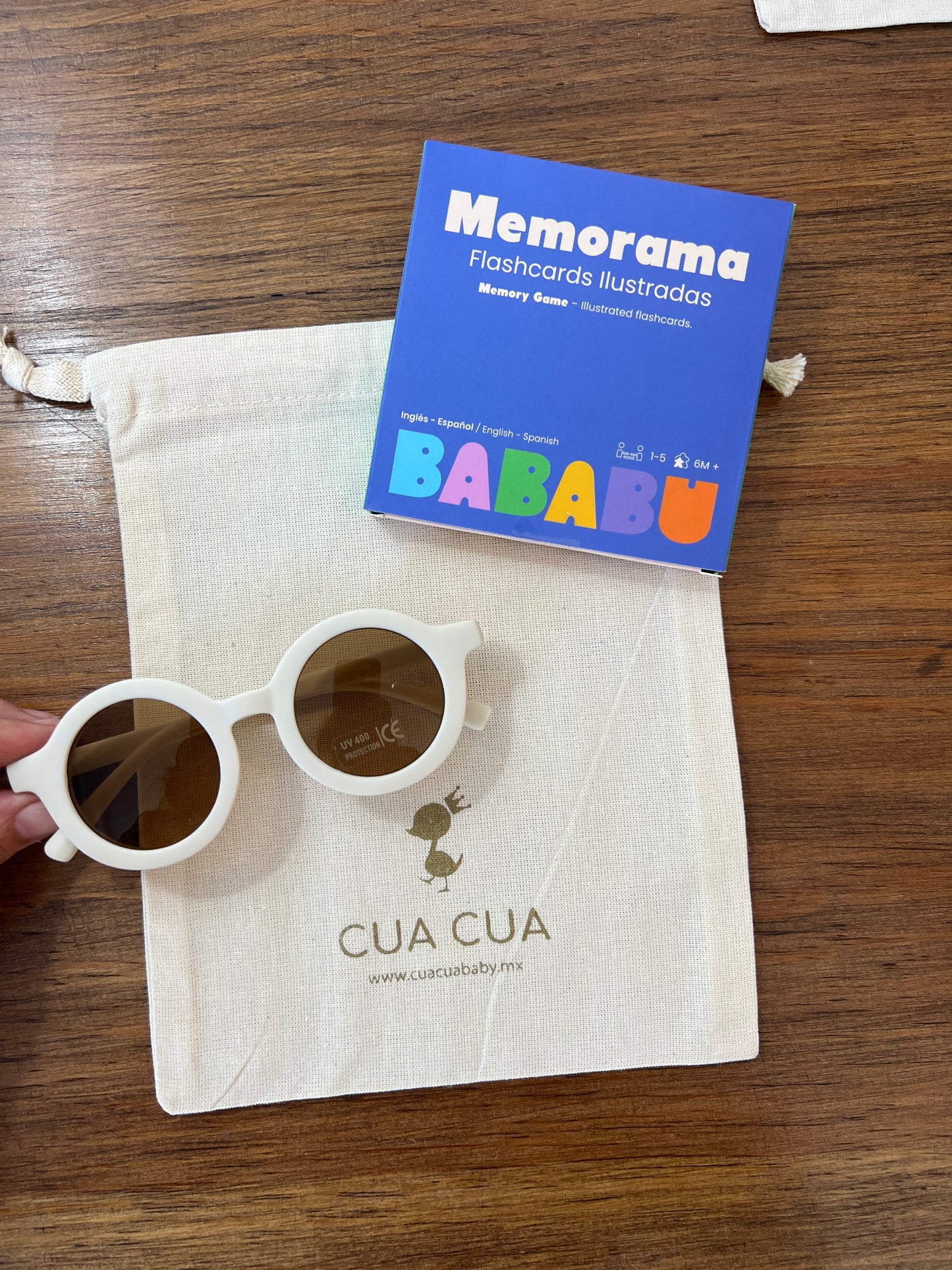 Gift bag de lentes + memorama (animales acuáticos)