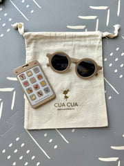 Gift bag de lentes + mordedera celular tonos latte