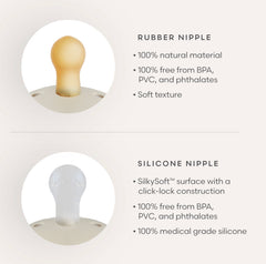 Chupón Frigg Andersen latex ( Cream / Blush )