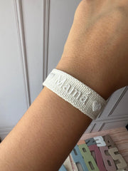 Pulsera mamá color blanca