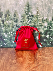 Bolsa de terciopelo roja (17x22cm)
