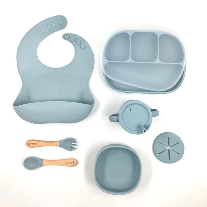 Kit favorito con cubiertos madera y silicón (5 colores)