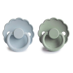 Chupón Frigg Daisy silicone (Powder Blue/Sage)
