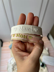 Pulsera mamá color blanca