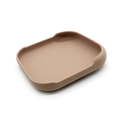 Plato plano de silicón con borde (Varios colores)