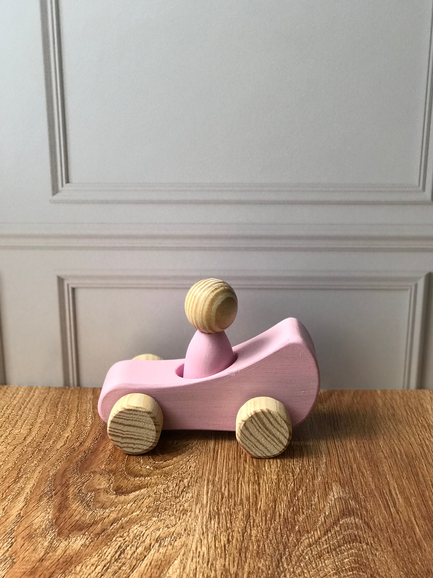 Carrito de madera tipo carreras (Varios colores)