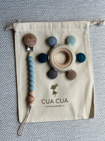 Gift bag portachupon + mordedera plana (2 colores)