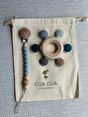 Gift bag portachupon + mordedera plana (2 colores)