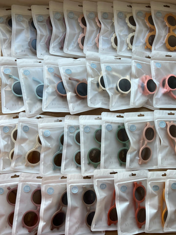 Bolsa tipo Ziploc blanca con frente transparente