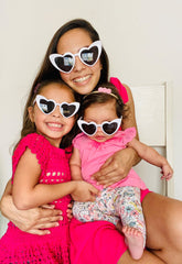 Lentes de sol modelo corazón para adulto (Varios colores)