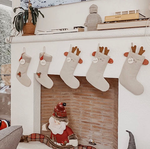 Bota navideña de reno