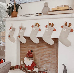 Bota navideña de reno