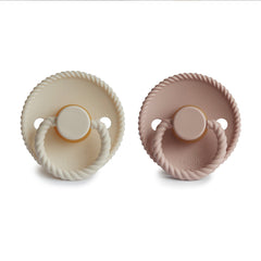 Chupón Frigg Rope latex (Blush/Cream)