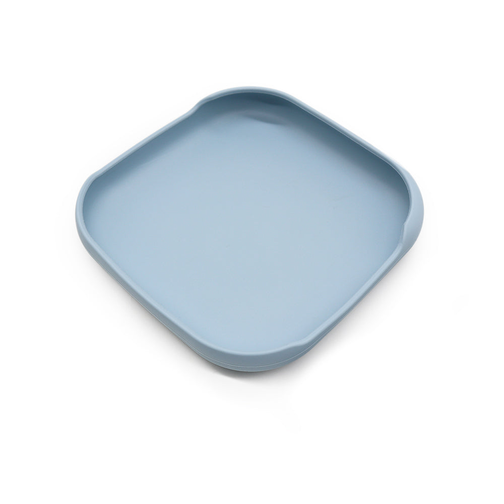 Plato plano de silicón con borde (Varios colores)