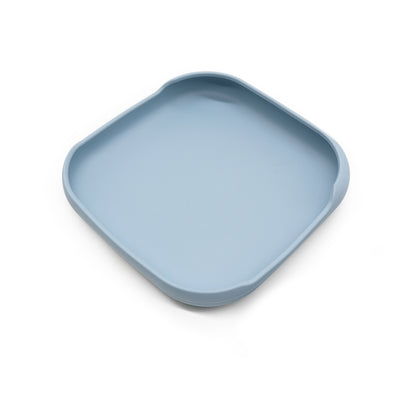 Plato plano de silicón con borde (Varios colores)