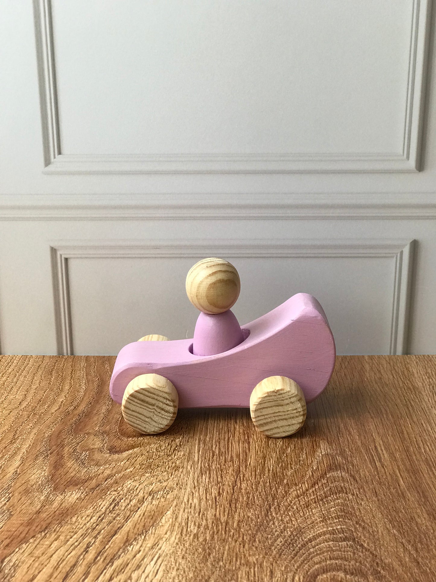 Carrito de madera tipo carreras (Varios colores)