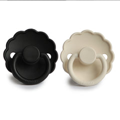 Chupón Frigg Daisy silicone (Jet Black/Cream)
