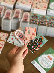 10 tarjetas para regalo (Pueblito azul)