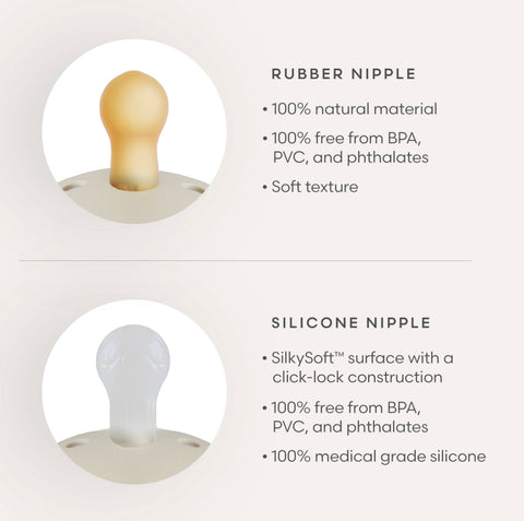 Chupón Frigg Rope latex (Blush/Cream)