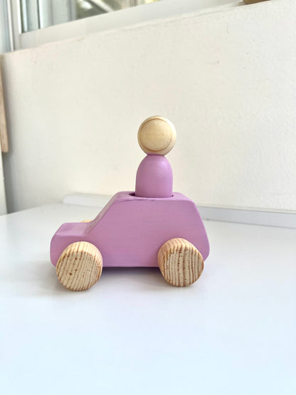 Carritos de madera clásico (Varios colores)