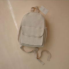 Mini backpack color beige (Fog)