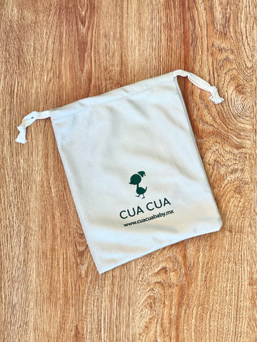 Bolsa de terciopelo beige (17x22cm)