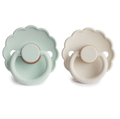 Par de chupones Frigg Daisy Latex (Seafoam / Cream)