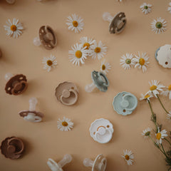 Chupón Frigg Daisy silicone (Cappuccino/Cream)