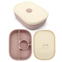 Lunch box y cubiertos de silicón ( 3 colores)