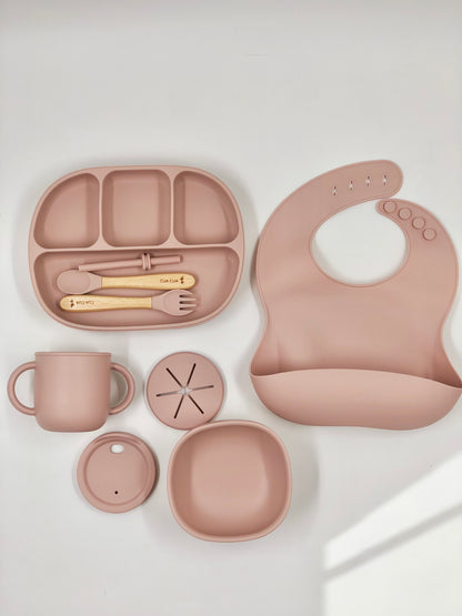 Kit favorito (Nuevo modelo: cubiertos delgados y plato sin tapa) (2 colores)