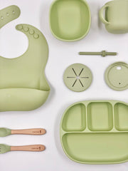 Kit favorito (Nuevo modelo: cubiertos delgados y plato sin tapa) (2 colores)