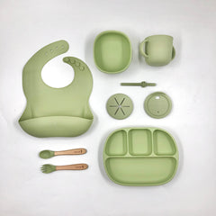 Kit favorito (Nuevo modelo: cubiertos delgados y plato sin tapa) (2 colores)