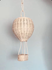 Globo aerostático de mimbre