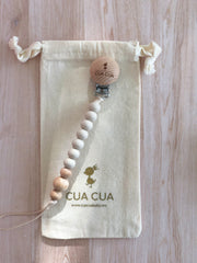 Gift bag de portachupon arena+ mordedera arcoiris