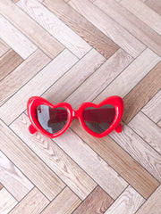 Lentes de sol modelo corazón para bebés/toddler (Varios colores)