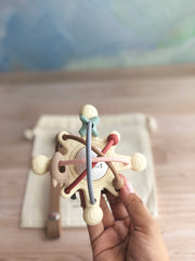 Gift bag mordedera en forma galaxia + porta chupón (2 colores)