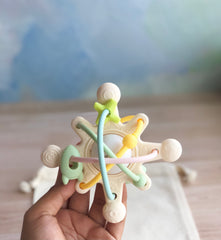 Gift bag mordedera en forma galaxia + porta chupón (2 colores)