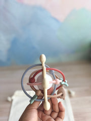 Gift bag mordedera en forma galaxia + porta chupón (2 colores)