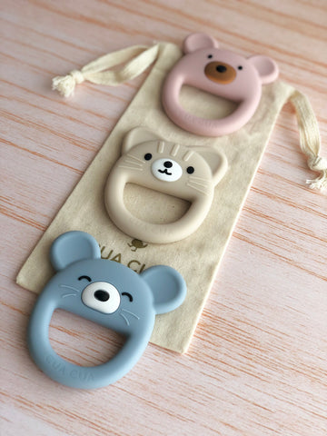 Set de 3 mordederas en forma de animales