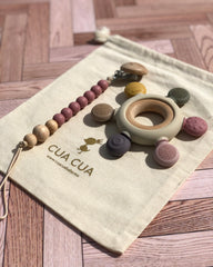 Gift bag portachupon + mordedera plana (2 colores)