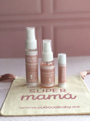 Gift bag para mamá (Sanitizante, bálsamo de arnica, mist de agua de rosas)