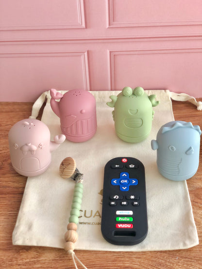 Gift bag de entretenimiento animales marinos (portachupón  a elegir)