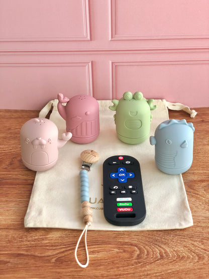 Gift bag de entretenimiento animales marinos (portachupón  a elegir)