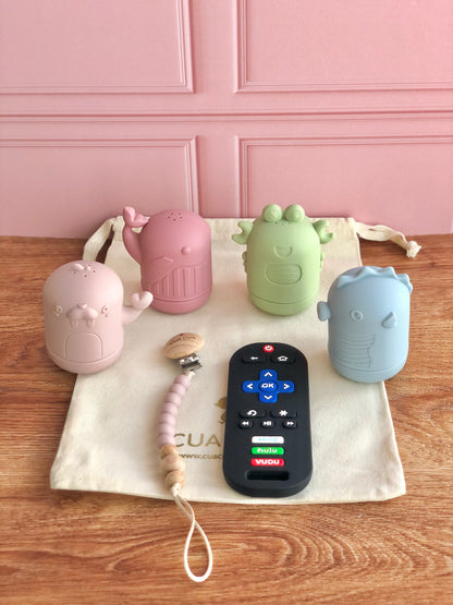 Gift bag de entretenimiento animales marinos (portachupón  a elegir)