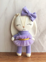 Minono bailarina con tutu morada