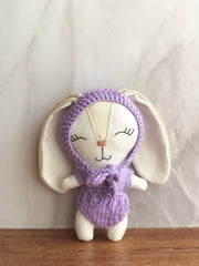 Minono sonaja de crochet morada