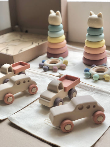 Mordedera de bolitas arcoiris