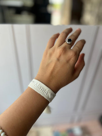 Pulsera mamá color blanca