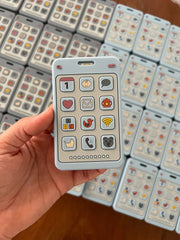 Mordedera Celular de silicón (3 colores)